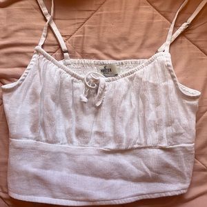 Hollister white tank